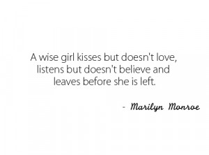 Marilyn Monroe Quotes A Wise Girl Marilyn monroe quote (15)