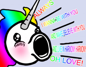Robot Unicorn Attack in Tumblr-Playable form