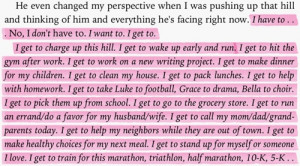 Mile markers, by Kristin Armstrong: Miles Markers