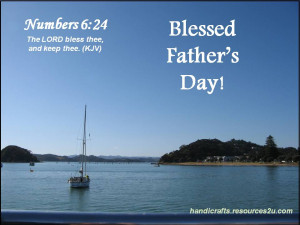 Father's Day Colorful picture to print with Bible quotes