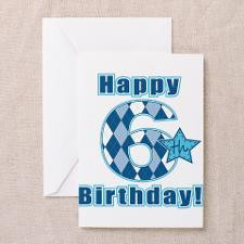 Happy 6th Birthday! Greeting Cards (Pk of 10) for