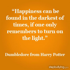 bullying #depression #quote #HarryPotter #dumbledore #stopbullying