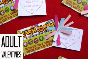 love you a whole lotto {Valentine Sayings}