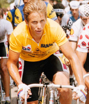 Greg LeMond, cyclist. 3-time winner of Tour de France.