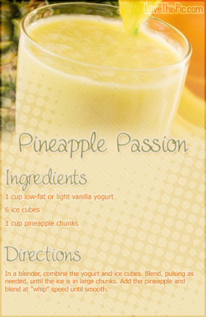 Healthy Pineapple Smoothie Recipe