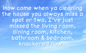 Cute Good House Cleaning Quotes