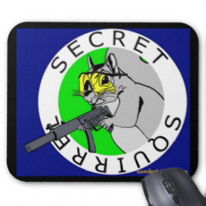 Secret Squirrel Mousepad
