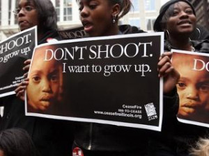 ... students demonstrate against gun violence courtesy urbangrounds.com