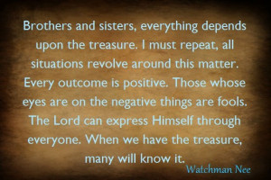 ... Treasure in Earthen Vessels, by Watchman Nee, Chapter 1, Section 5