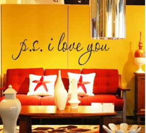 PS-I-Love-You-Wall-Art-Decal-Home-Decor-Famous-Inspirational-Quotes ...