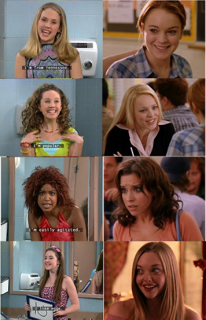 ... bynes, amanda seyfried, amanda show, lindsay lohan, mean girls, rachel