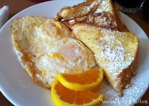 French Toast Breakfast With Eggs French toast with eggs and