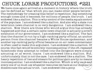 Chuck Lorre Production Notes