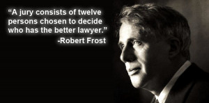 jury consists of twelve persons chosen to decide who has the better ...