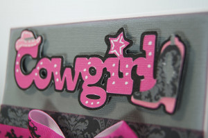 The 'cowgirl' word art was cut at 1.75