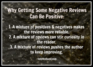 mixture of positives & negatives makes the reviews more reliable ...