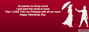Valentine Day Quote 2 fb Cover Picture