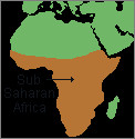 Sub-Saharan Africa Map