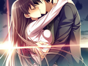 Romantic Anime Kiss, Romantic Anime Kiss wallpaper