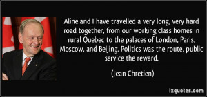 very long, very hard road together, from our working class homes ...