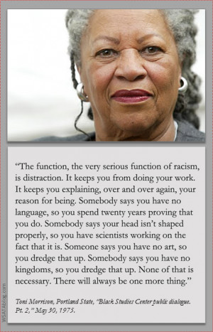 Toni Morrison's 1975 lecture on race, politics, and art freed me to ...