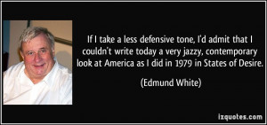 If I take a less defensive tone, I'd admit that I couldn't write today ...