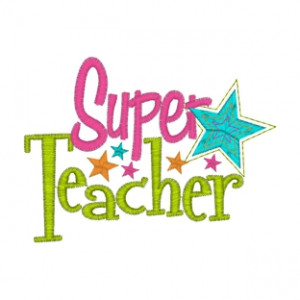 Sayings (3320) Super Star Teacher 4x4 £1.70p