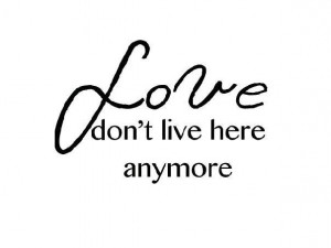 Love Don't Live Here Anymore - Lady Antebellum