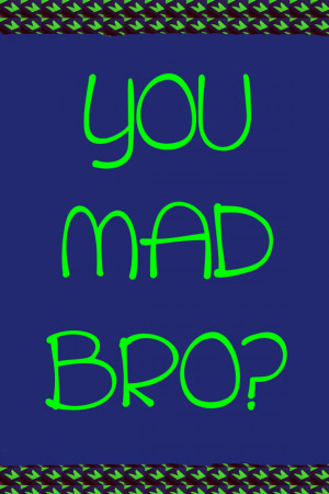 You Mad Bro? Richard Sherman Quote Poster 8X12 Seattle Seahawks ...