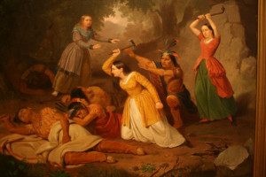 Hannah Duston Killing the Indians .