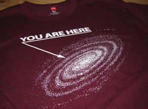You are here space galaxy