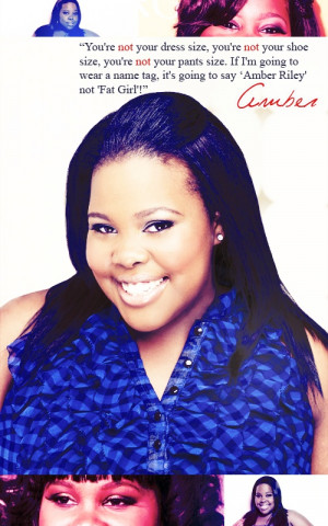 amber riley...