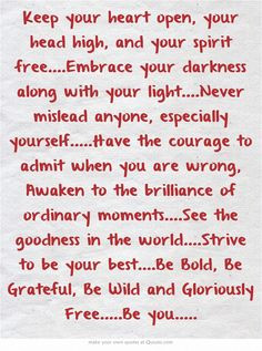 mislead anyone, especially yourself.....Have the courage to admit ...