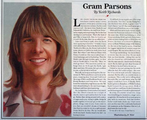 Keith Richards on Gram Parsons