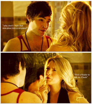 Chuck bass and Serena funny quote gossip girl