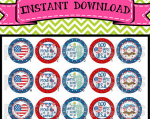 USA - cute 4th of July sayings - INSTANT DOWNLOAD 1