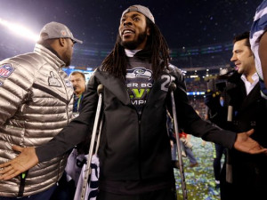 Seahawks' Richard Sherman is full of smiles, not quotes, after Super ...