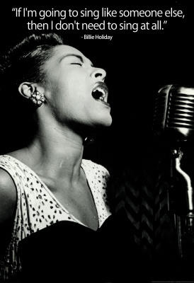 Billie Holiday Quote Music Poster Print - 13x19