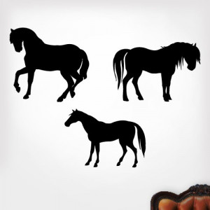 carousel horse silhouette
