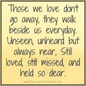 Quotes About Missing A Loved One ~ Gallery For > Losing A Loved One ...