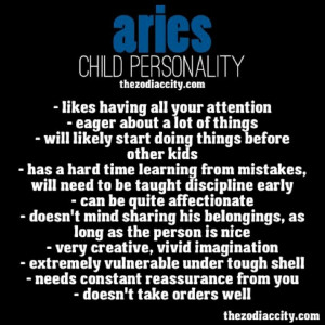 ... Baby Zodiac, Young Aries, Aries Child Personality, Child Personality