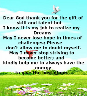 prayer strength to become better