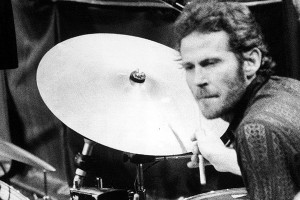 In this Nov. 27, 1976 file photo, Levon Helm, of The Band, plays drums ...