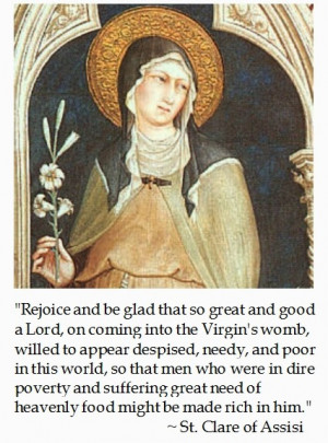 St. Clare of Assisi on Advent