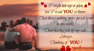 Always Thinking Of You ~ Love Quote