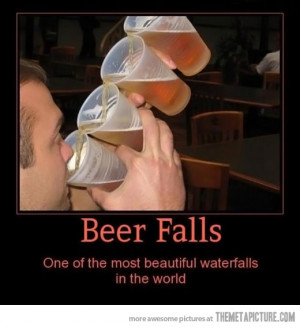 Funny photos funny beer fountain bartender