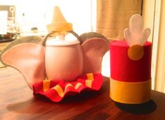 made this set of Dumbo Ears with Hat, Dumbo Collar, & Timothy Mouse ...