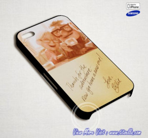 Home Page Phone Case iPod Case Carl and Ellie Quotes Phone Cases
