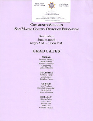 ... Probation Department - extending the NDNU values to young people in