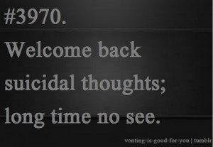 suicidal thoughts | Tumblr | We Heart It